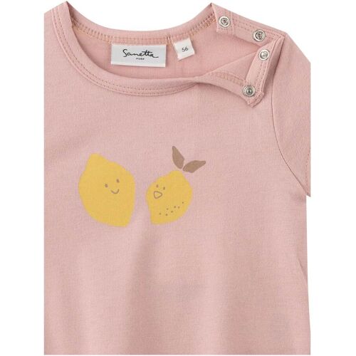 Sanetta Pure Pure T-Shirt Zitronen rosa 56