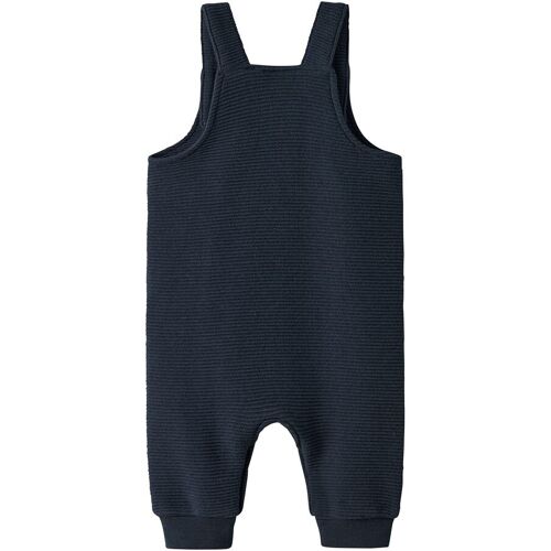 Name It Sweat-Latzhose Struktur blau 74