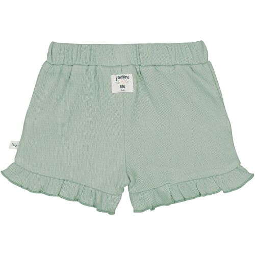 Feetje Krepp-Shorts Volant gruen 68