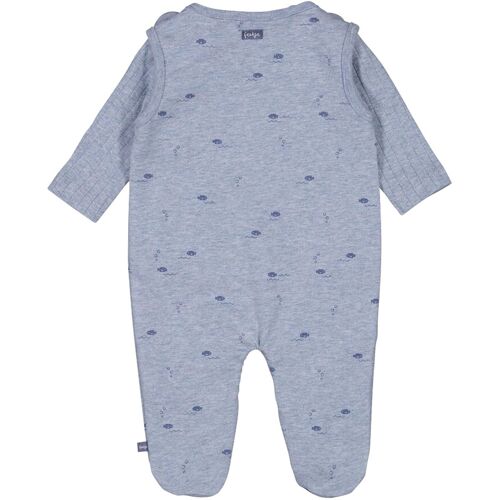 Feetje Strampler-Set Fische blau 56