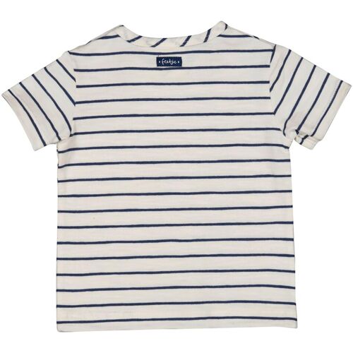 Feetje T-Shirt Ringel natur blau 80