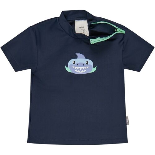 Sterntaler Bade-T-Shirt mit UV-Schutz Hai blau 86