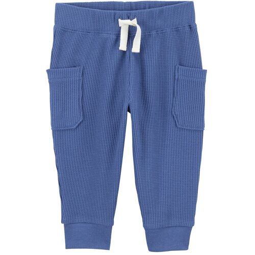 Carter's 2-tlg. Set Body kurzarm und Jogginghose Waffelpiqué blau 74