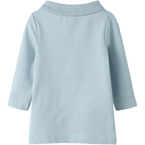 Name It Poloshirt langarm Bären hellblau 80