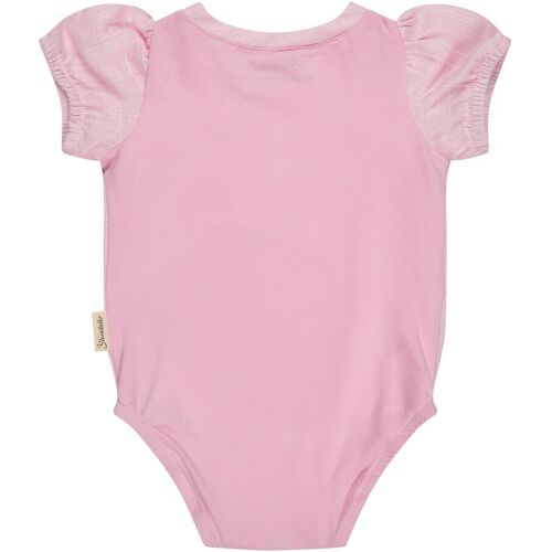 Sterntaler Body kurzarm Leinenoptik rosa 62