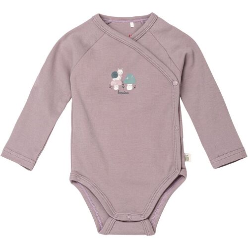 Bornino Sweet Nature 2er-Pack Wickelbodys langarm Sweet Nature rosa natur 50