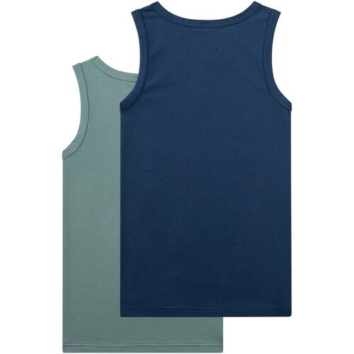 Sanetta 2er-Pack Unterhemden gruen blau 116