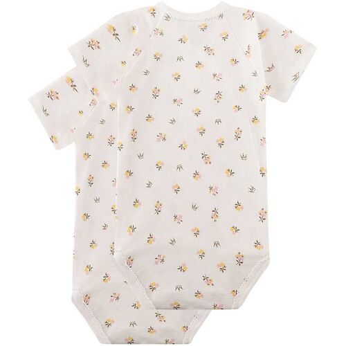 Sanetta 2er-Pack Wickelbodys kurzarm Blumen natur 56