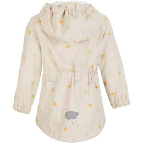 Sterntaler Regenjacke Sonne Wolken beige mehrfarbig 116