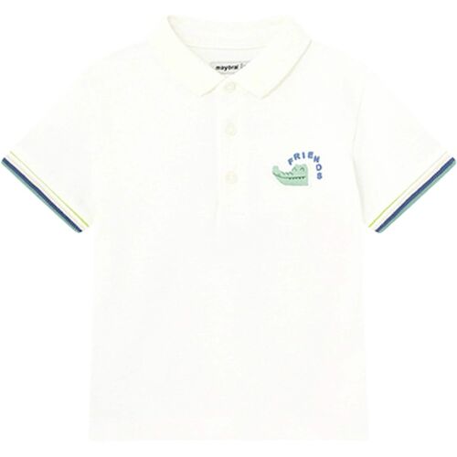 Mayoral Polo-T-Shirt Tiere Piqué natur 92