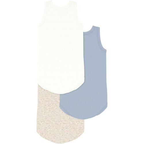Petit Bateau 3er-Pack Bodys ohne Arm mehrfarbig 86