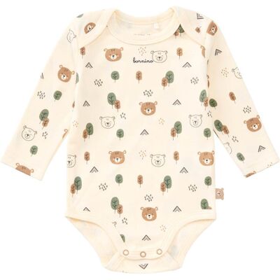 Bornino Lieblinge 5er-Pack Bodys langarm Tiny Forest blau beige 62 Bornino Lieblinge 5er-Pack Bodys langarm Tiny Forest blau beige 62