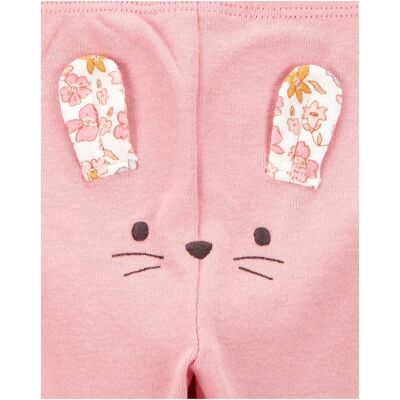 Carter's 3-tlg. Set Body kurzarm, Body langarm und Leggings Blumen Ringel Hase rosa mehrfarbig 80 Carter's 3-tlg. Set Body kurzarm, Body langarm und Leggings Blumen Ringel Hase rosa mehrfarbig 80
