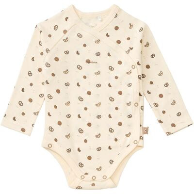 Bornino Lieblinge 3er-Pack Wickelbodys langarm Bakery Ringel beige blau 74 Bornino Lieblinge 3er-Pack Wickelbodys langarm Bakery Ringel beige blau 74