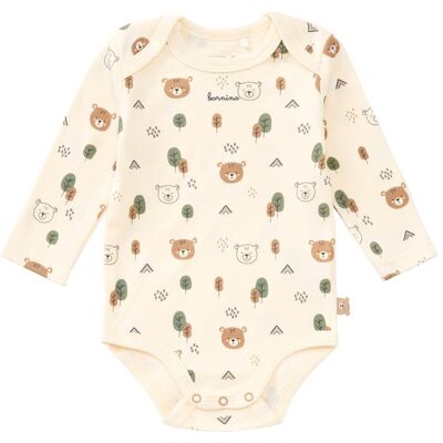 Bornino Lieblinge 3er-Pack Bodys langarm Tiny Forest blau natur 74 Bornino Lieblinge 3er-Pack Bodys langarm Tiny Forest blau natur 74