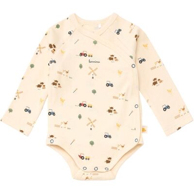Bornino Country Love 2er-Pack Wickelbodys langarm Country Love natur mehrfarbig 74 Bornino Country Love 2er-Pack Wickelbodys langarm Country Love natur mehrfarbig 74
