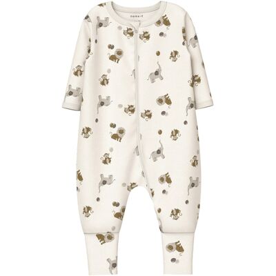 Name It 2er-Pack Schlafoveralls mit Klappfuß Tiere beige natur 62 Name It 2er-Pack Schlafoveralls mit Klappfuß Tiere beige natur 62