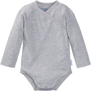 Baby-Walz Basics 2er-Pack Wickelbodys langarm grau