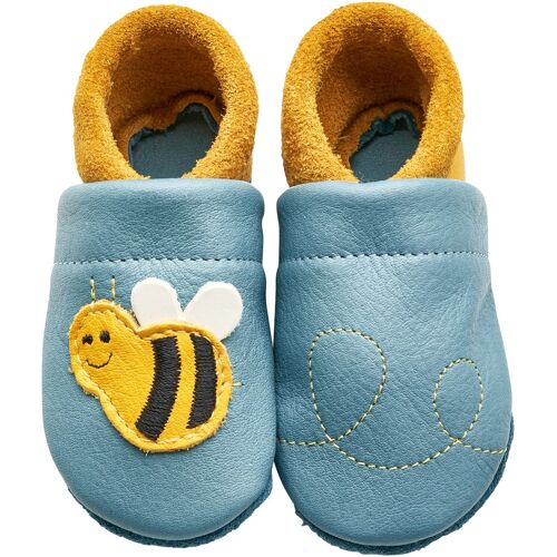 Orangenkinder Krabbel- und Hausschuhe Biene mehrfarbig 26