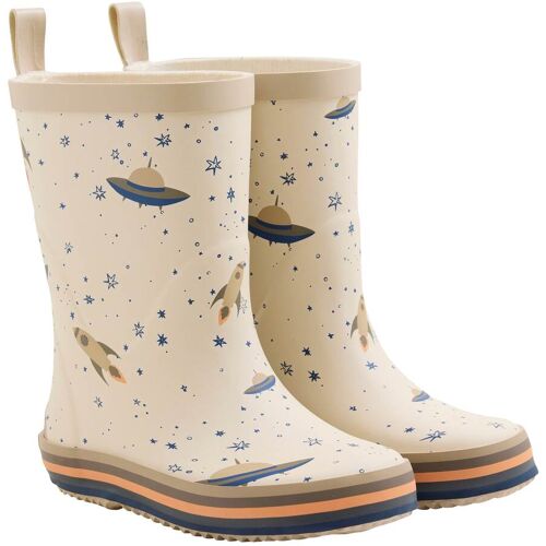 Celavi Gummistiefel Weltall beige mehrfarbig 26