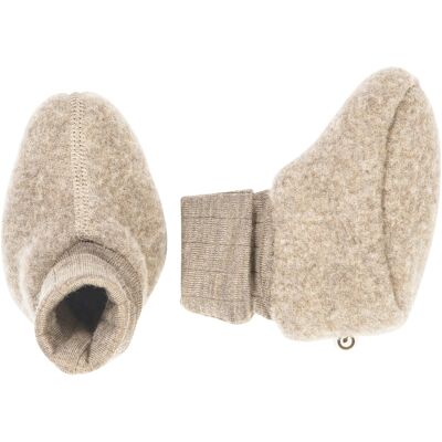Müsli Wollfleece-Schlupfschuhe beige 56 Müsli Wollfleece-Schlupfschuhe beige 56