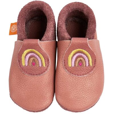 Orangenkinder Krabbel- und Hausschuhe Regenbogen lila 26 Orangenkinder Krabbel- und Hausschuhe Regenbogen lila 26