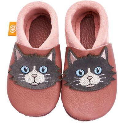 Orangenkinder Krabbel- und Hausschuhe Katze rosa 26 Orangenkinder Krabbel- und Hausschuhe Katze rosa 26