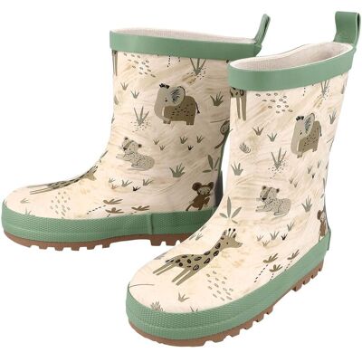 Maximo Gummistiefel Safari beige gruen 25 Maximo Gummistiefel Safari beige gruen 25