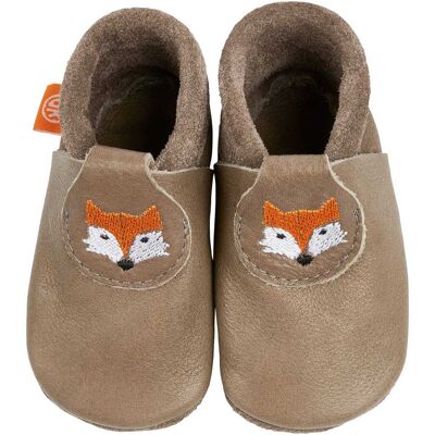 Orangenkinder Krabbel- und Hausschuhe Fuchs beige 22 Orangenkinder Krabbel- und Hausschuhe Fuchs beige 22