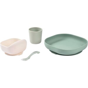 BEABA Silikon-Kinderteller-Set - Grünsoße - 4 Stück BEABA Silikon-Kinderteller-Set - Grünsoße - 4 Stück