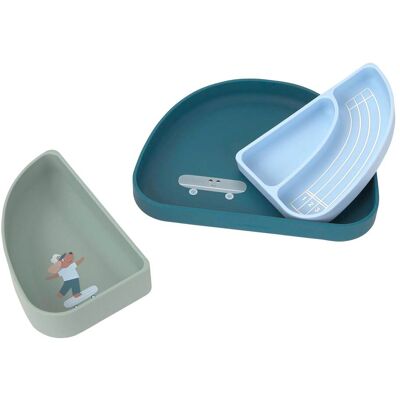 Lässig 3-tlg. Silikon Teller Set Lässig 3-tlg. Silikon Teller Set