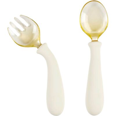 Nattou Esslernbesteck flexibel beige Nattou Esslernbesteck flexibel beige