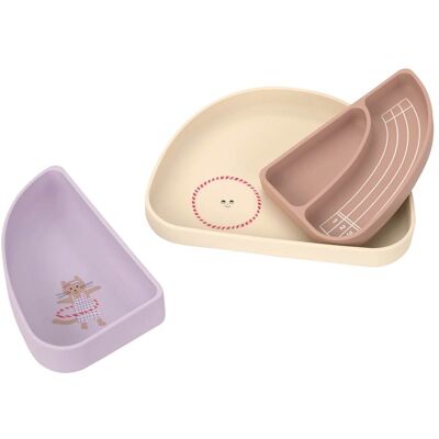 Lässig 3-tlg. Silikon Teller Set Lässig 3-tlg. Silikon Teller Set