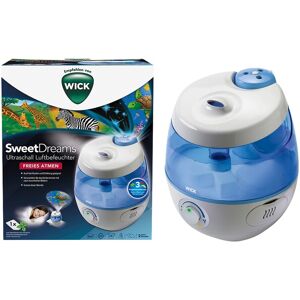 Wick Ultraschall Luftbefeuchter mit Lichtprojektion SweetDreams 2 in 1 weiss