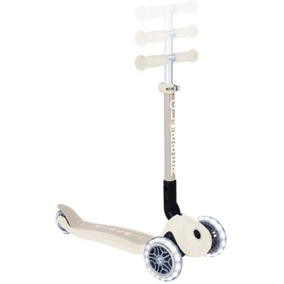 Globber Scooter Junior Foldable Lights ECO weiss Globber Scooter Junior Foldable Lights ECO weiss