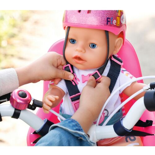 Zapf Creation Baby Born Puppen Fahrradhelm pink