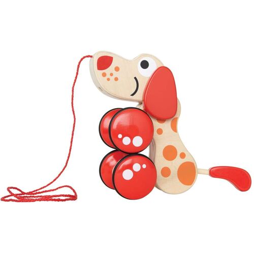 Hape Nachziehspielzeug Hündchen Puppy aus Holz mehrfarbig