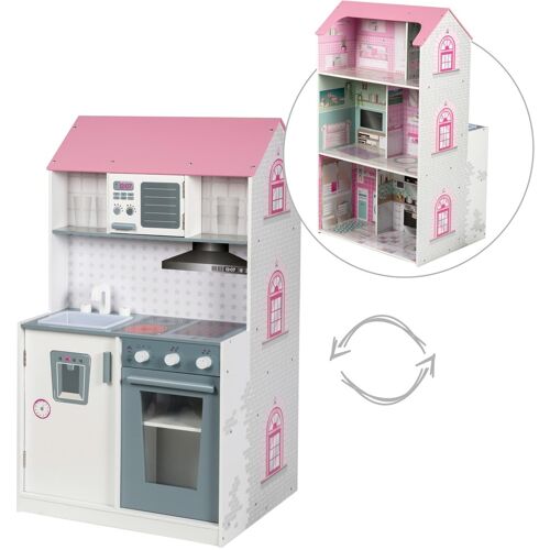 Roba Puppenhaus und Küche, 2 in 1