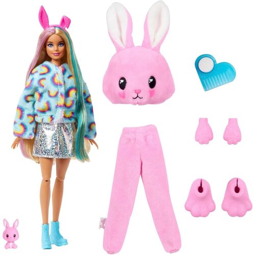 Barbie Barbie Puppe Cutie Reveal mit Hasen-Plüschkostüm mehrfarbig