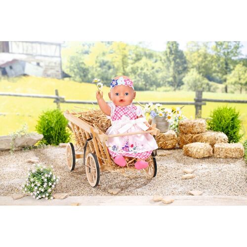 Zapf Creation Baby Born Puppen Outfit Dirndl 43 cm pink   weiss
