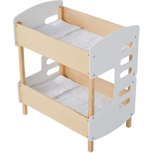 Vertbaudet Puppen-Stockbett aus Holz FSC weiss