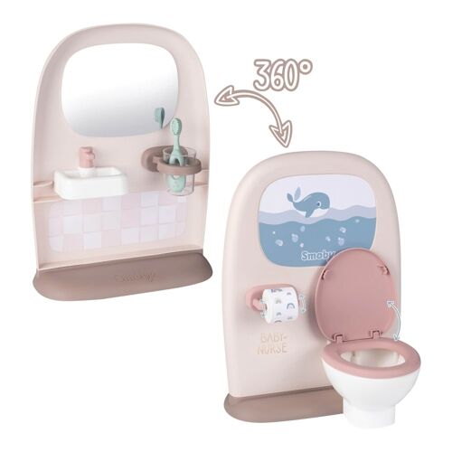 Smoby Puppen-Badezimmer Baby Nurse mehrfarbig