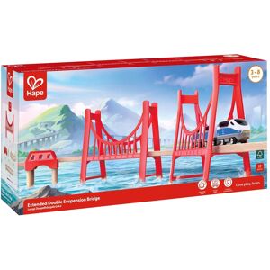 Hape Große Doppel-Hängebrücke mehrfarbig Hape Große Doppel-Hängebrücke mehrfarbig