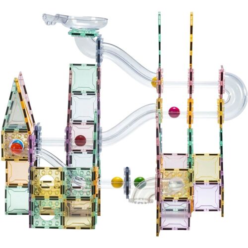 Eduplay Magnet-Bausteine Kugelbahn mehrfarbig