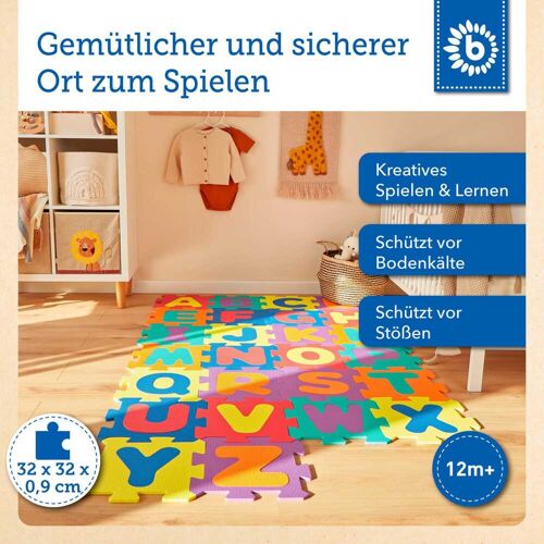 Bieco Puzzlematte 59 tlg mehrfarbig