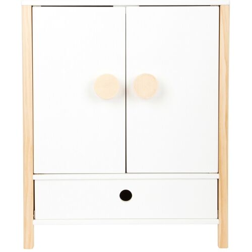 Small Foot Puppenschrank aus Holz Little Button weiss