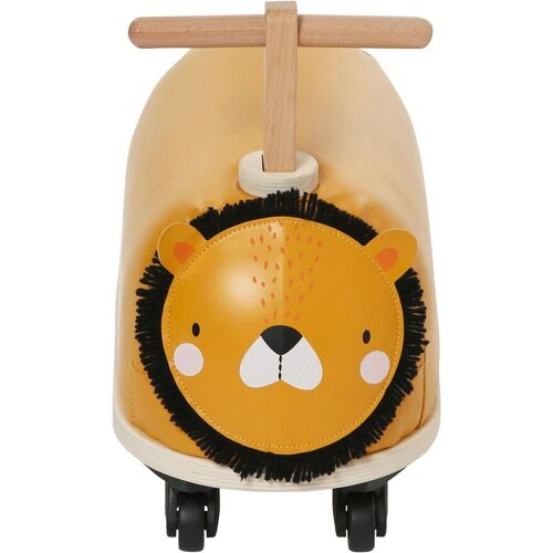 Vertbaudet Rutschfahrzeug Löwe, Holz FSC grau