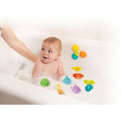 Infantino Baby-Badset - 11 Teile - Silikon Infantino Baby-Badset - 11 Teile - Silikon