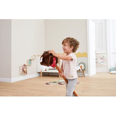 Solini Steckenpferd mit Sound braun Solini Steckenpferd mit Sound braun