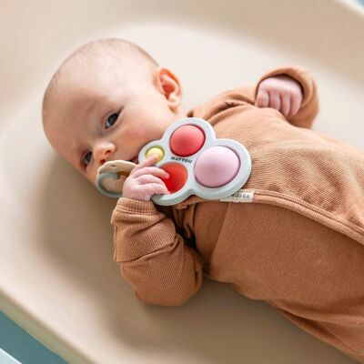Nattou Rosa Silikon Pop-it - Babyspielzeug für Feinmotorik Nattou Rosa Silikon Pop-it - Babyspielzeug für Feinmotorik